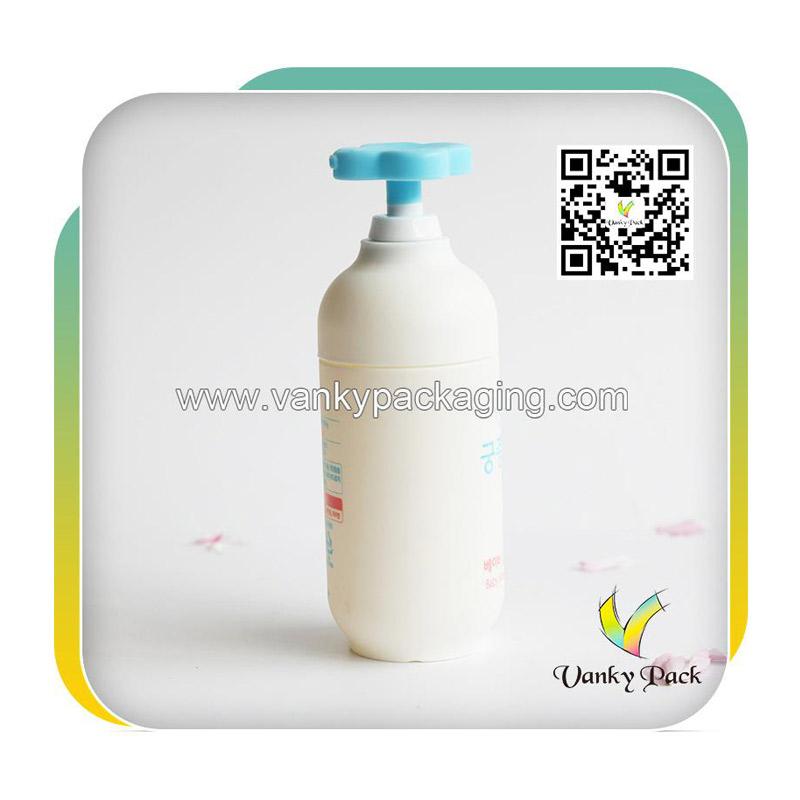 Clear Plastic 400ml Bottle Cosmetic 400ml Shampoo Bottle With Flip Top Cap