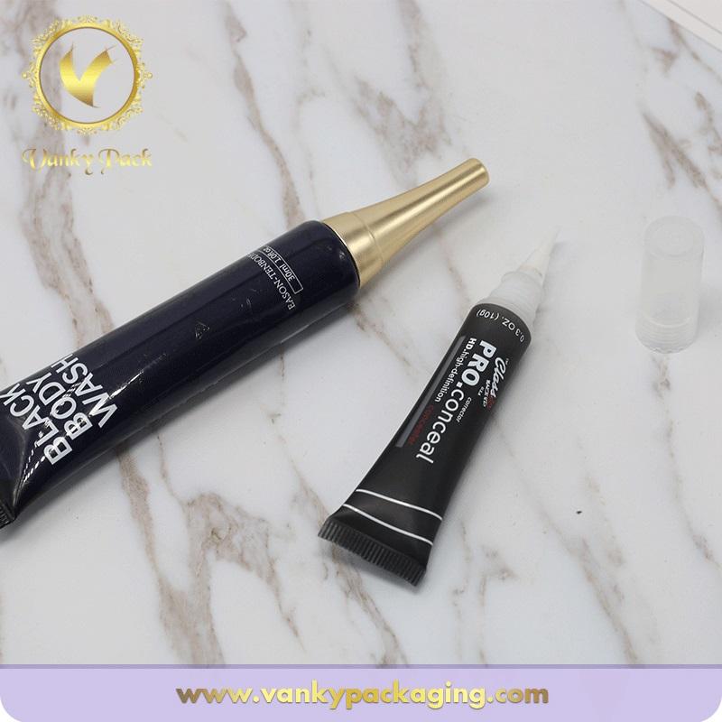 Cosmetic Cream Packaging Tube With Soft Sponge Applicator