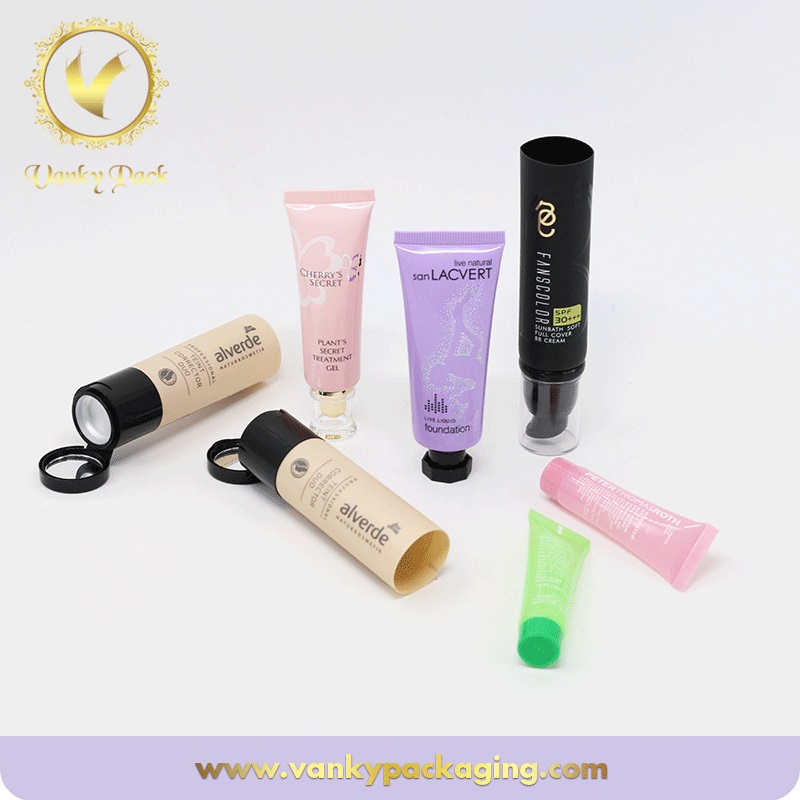 Newest Factory Sale Collapsible Cosmetic Aluminum Tube For Packaging