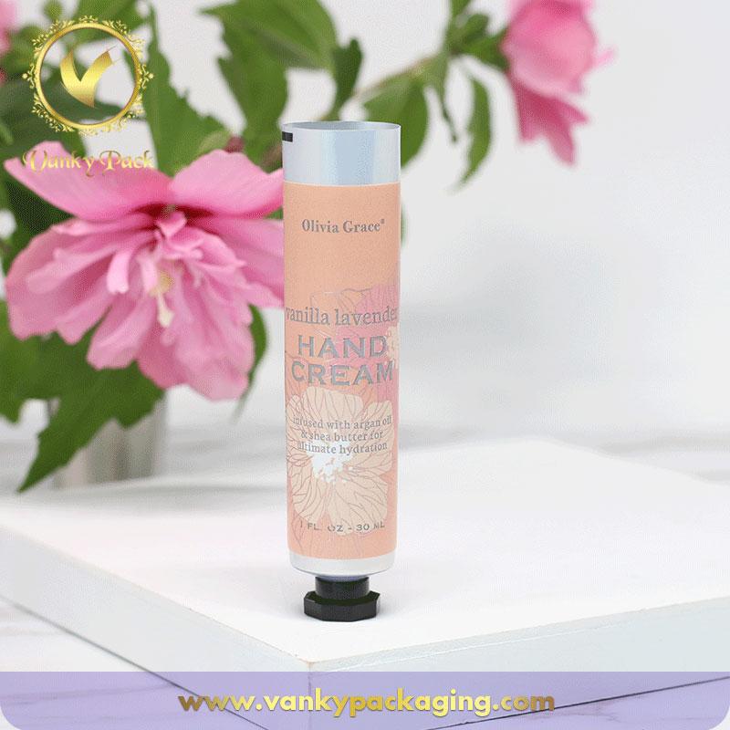 Hot design Aluminum Plastic Cosmetic Tube Classic Hand Cream Packing Tube