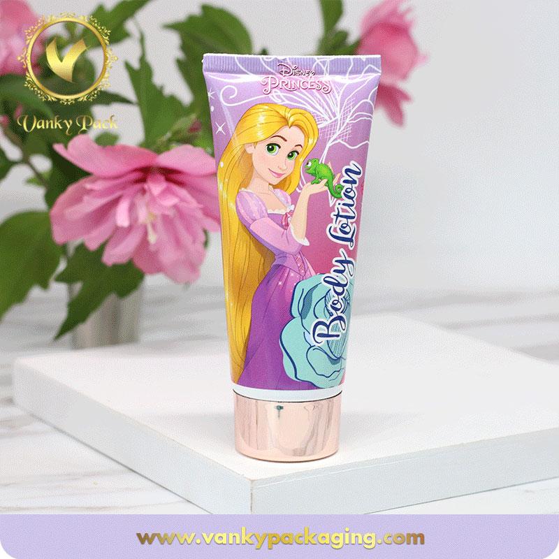 40mm Diameter plastic cosmetic packaging tube girl hand cream packing tube