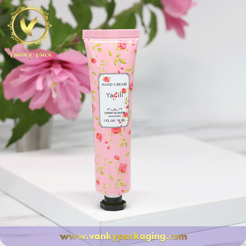 40mm Diameter plastic cosmetic packaging tube girl hand cream packing tube