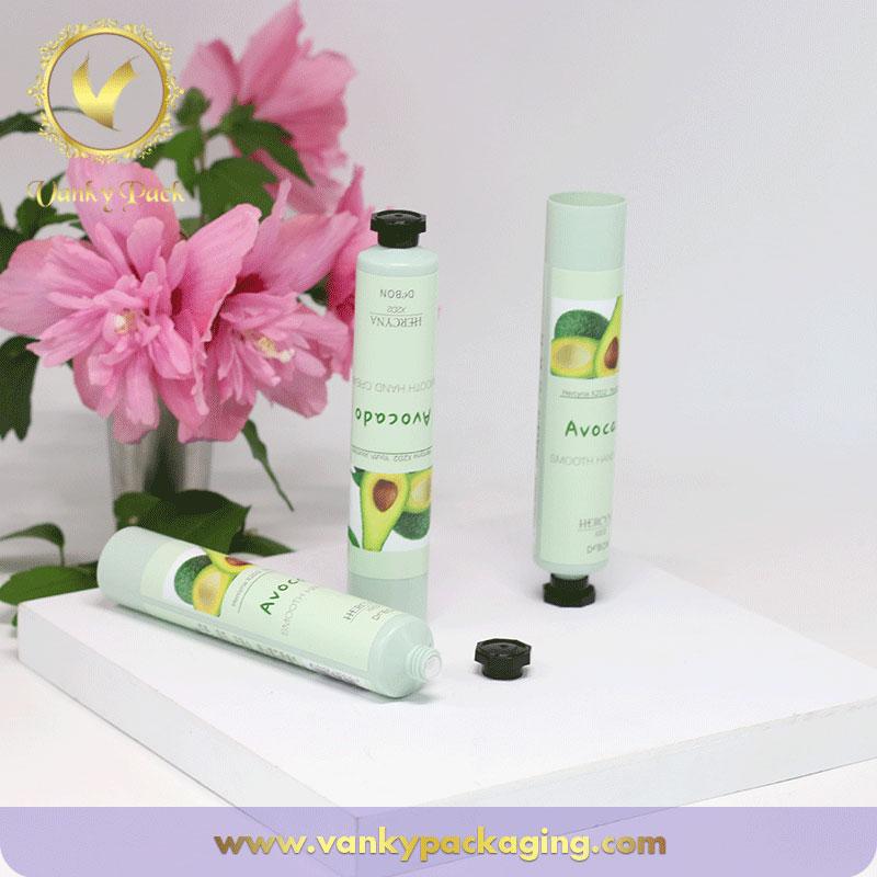 Classic Hand Cream Aluminum Plastic Laminated Tubes for Cosmetic With Octagon Cap