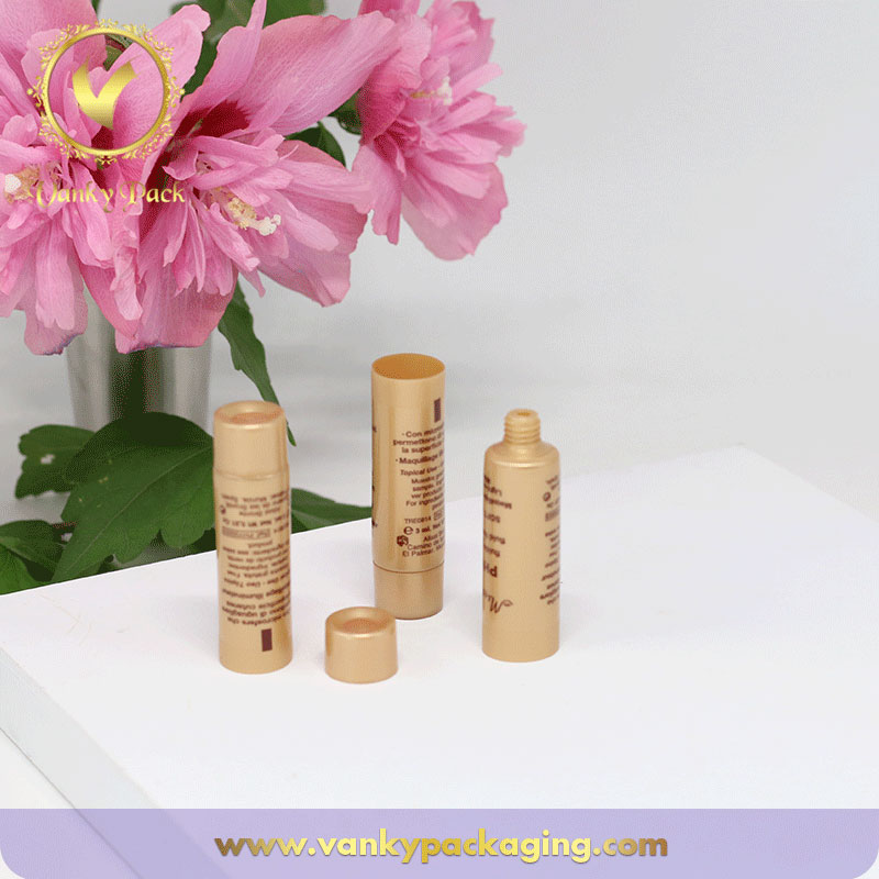 Luxury BB Cream Squeeze Cosmetic Tube Packaging With Airless Pump