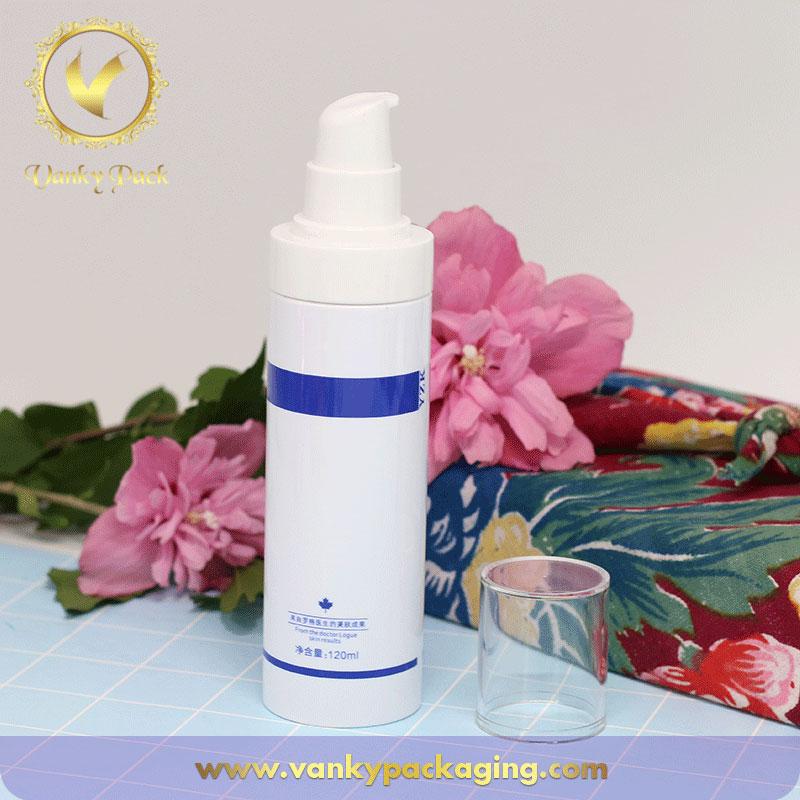 China manufacturer plastic bottle for cosmetic can be printed with customer design and logo