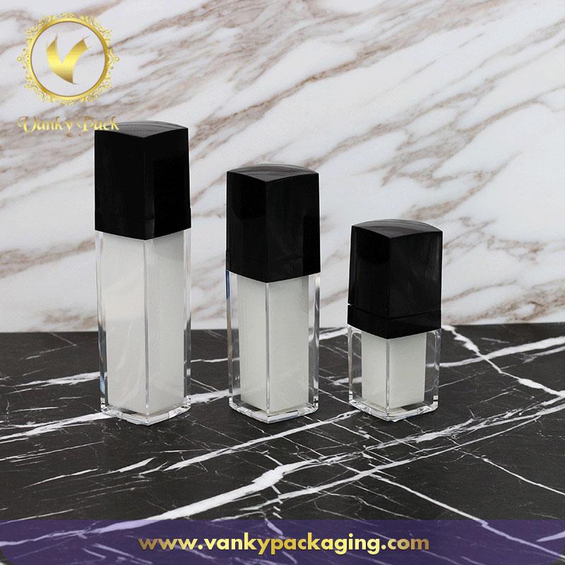 Famliy Looking Whole Series Square Shape Acrylic Bottles Packaging