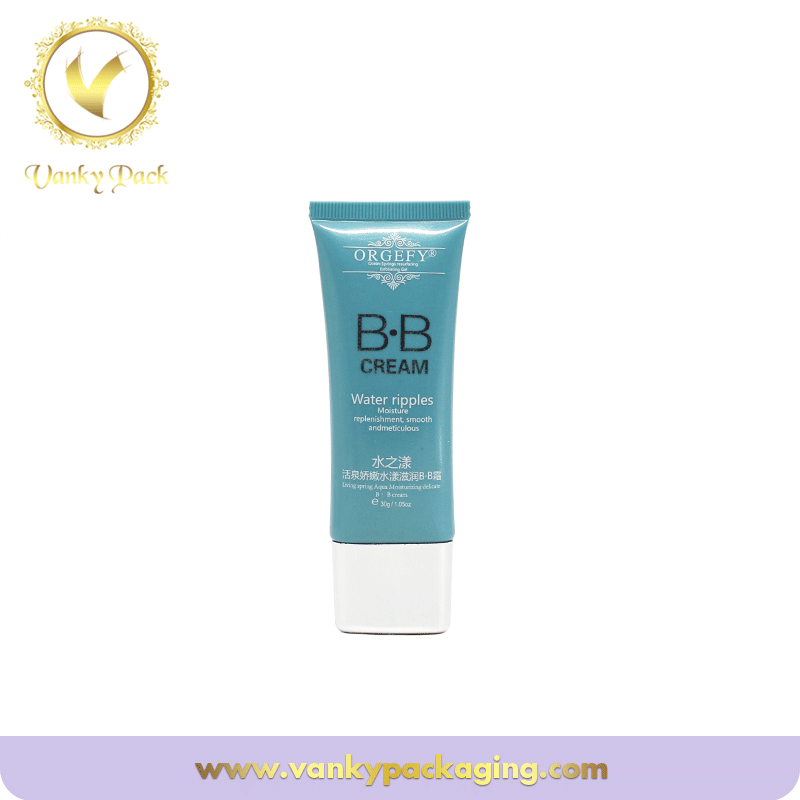  Oval Bb Cream Clear Plastic Cosmetic  Tube Packaging Container