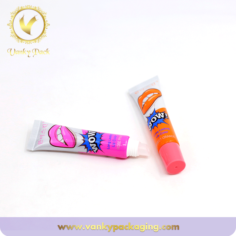 Customized Cosmetic Plastic Packaging Tube For Lip Care