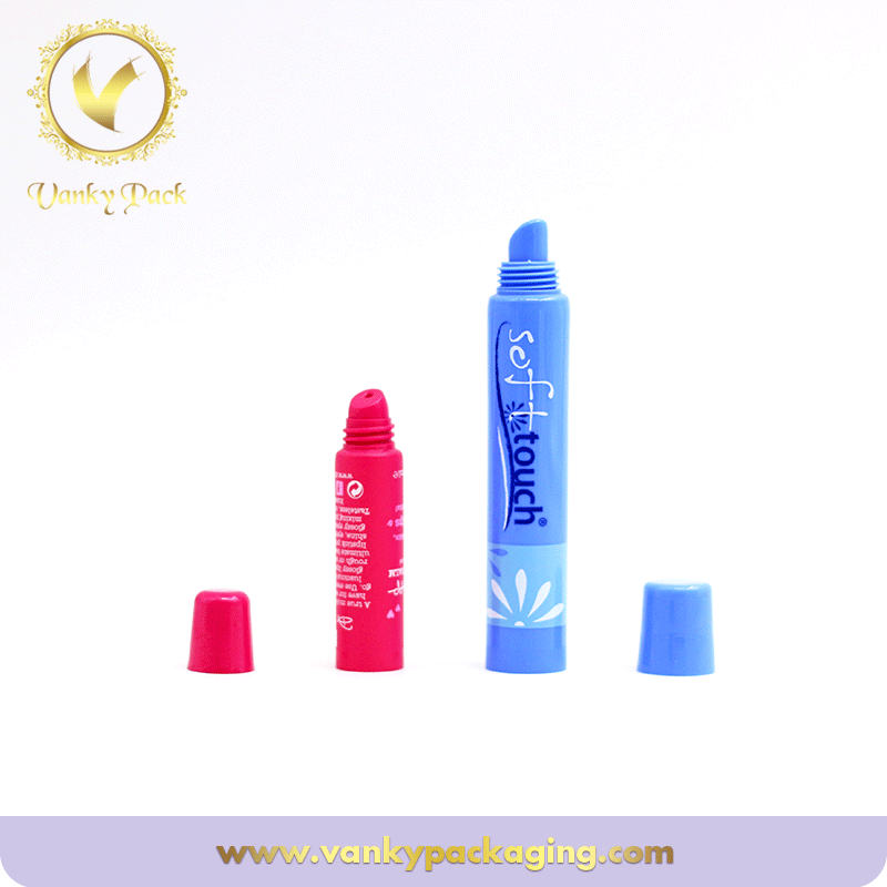 Cosmetic Customized Plastic Airless Soft Squeeze Tube For Lip Gloss