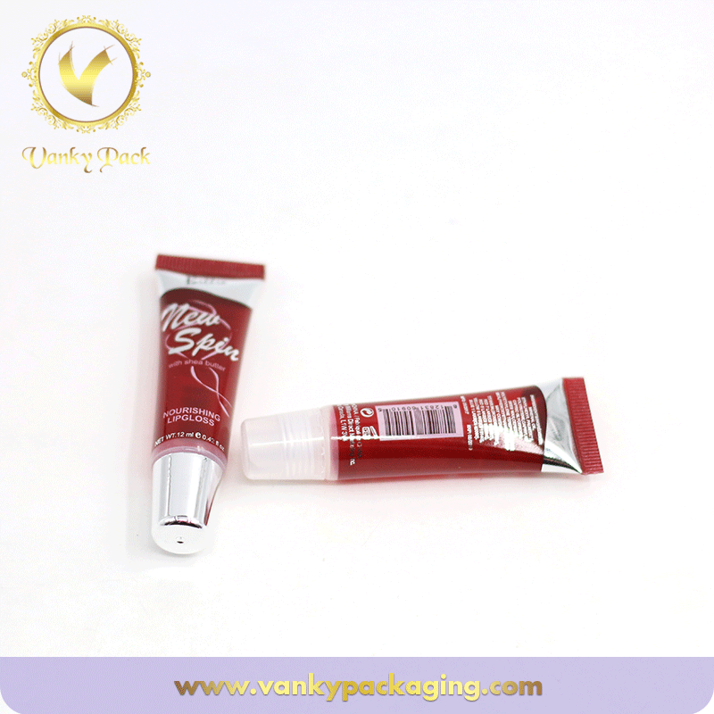 Exquisite Plastic Cosmetic Packaging Tube For Lip Care