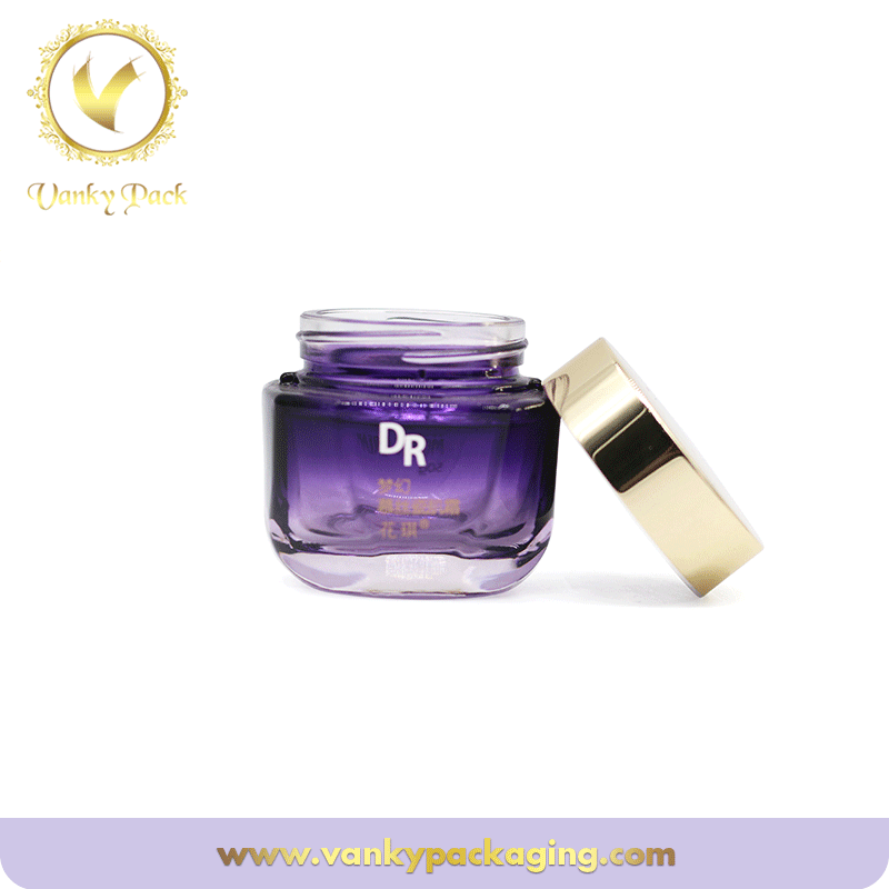30g 50g Cream Bottle Wholesale Glass Cosmetic Glass Jars Empty Face Cream Emulsion