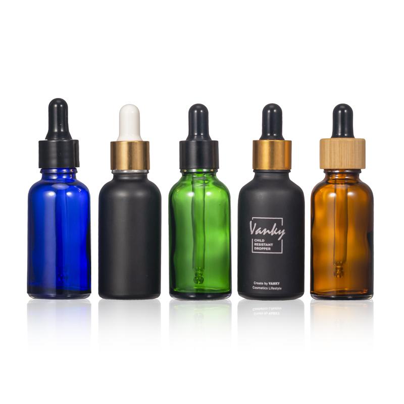 10ml 15ml 30ml 50ml Round shoulder classical type essential oil bottle