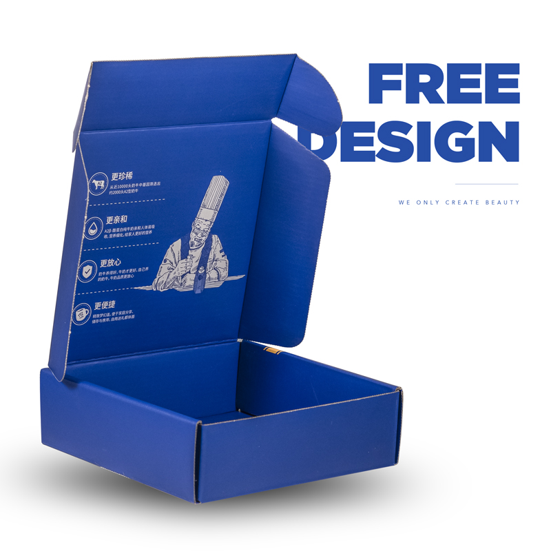 OEM custom design corrugated E kraft paper mailer box packaging