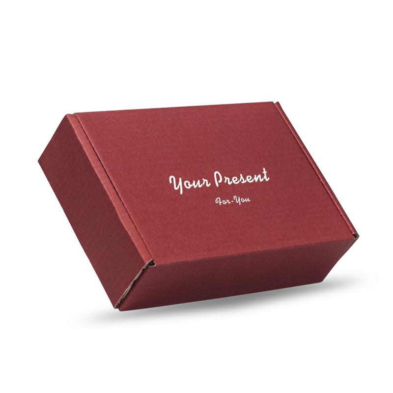 Customized logo hot sale high quality E flute corrugated mailer box