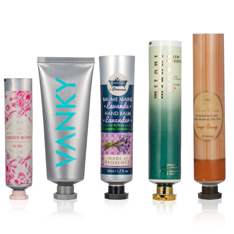 High quality cosmetic ABL aluminum plastic tube packaging cosmetics hand cream container