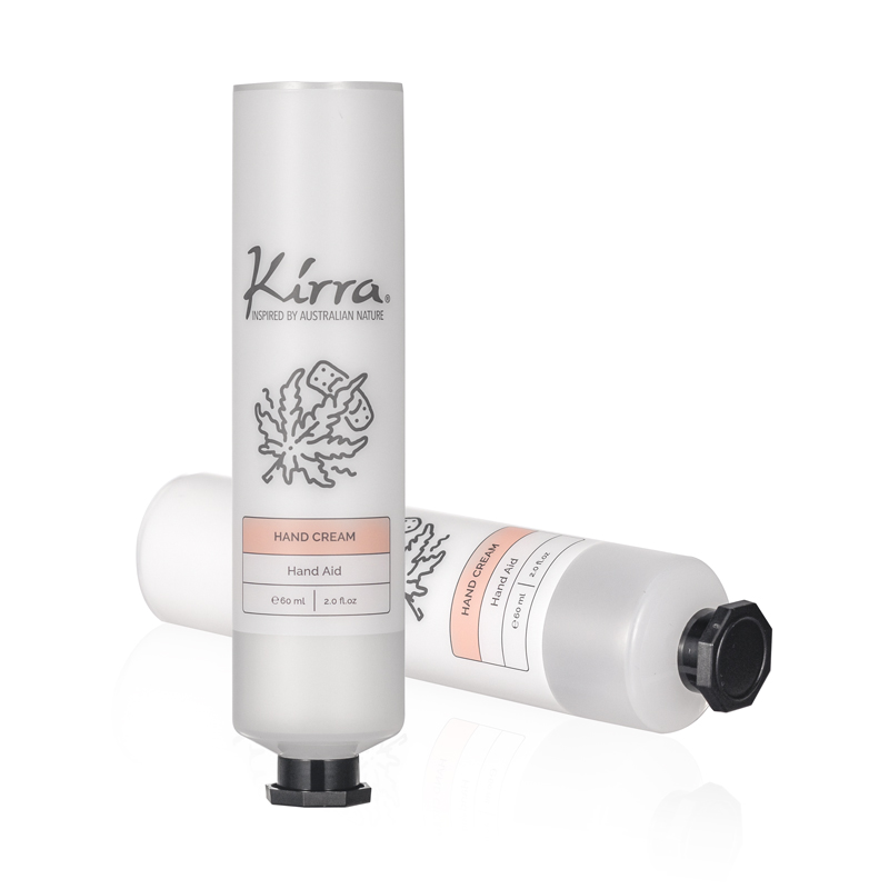 2 oz 60ml White frosted soft tube packaging cosmetic tube for hand cream moisturiser