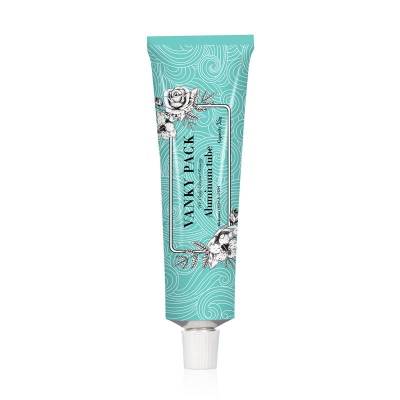 15ml 20ml High quality full aluminum hand cream customized OEM squeeze tube packaging