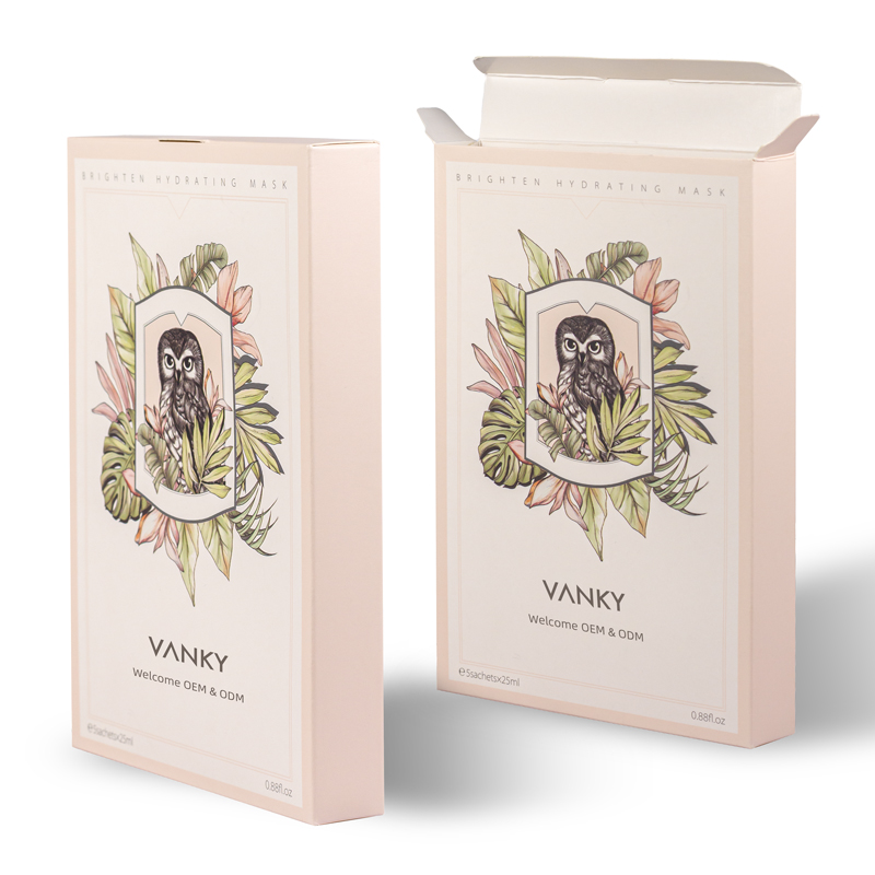 OEM high quality cosmetic mask customized paper carton box packaging