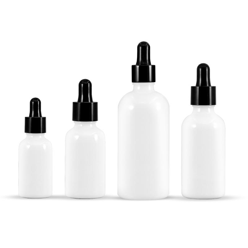 15ml 30ml 50ml 100ml white opal porcelain glass bottle essential oil bottle