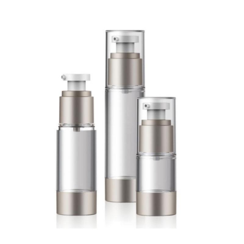 15ml 20ml 30ml 50ml High quality high transparent airless serum bottle packaging screw on cap SR2108F