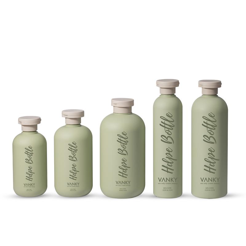 200ml, 260ml, 300ml, 400ml, 500ml HDPE Plastic bottle shampoo body lotion hair care plastic packaging.