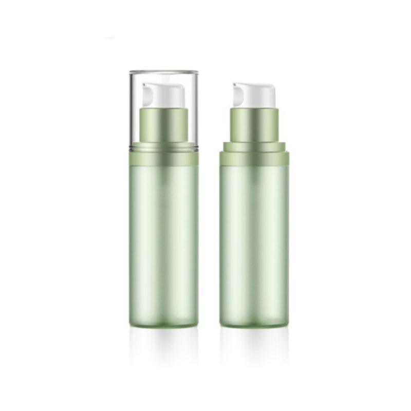 30ml 40ml 50ml High quality round shape airless bottle with press pump SR2179A