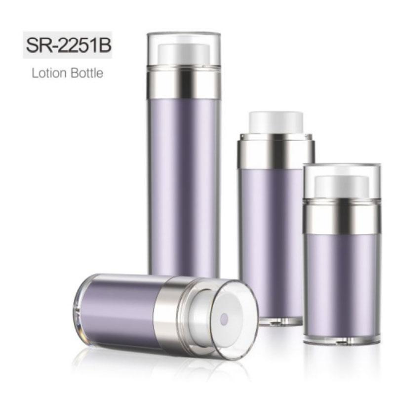 30ml 50ml 100ml High quality customized airless pump type plastic bottle packaging SR2251B