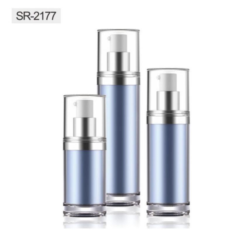 15ml 30ml 50ml Luxury high quality PP PETG airless plastic lotion bottle cosmetic packaging SR2177