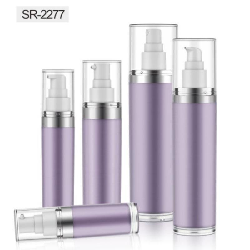 15ml 30ml 50ml 80ml 100ml 120ml High quality cosmetic airless lotion spray mist round shape plastic container  SR2277