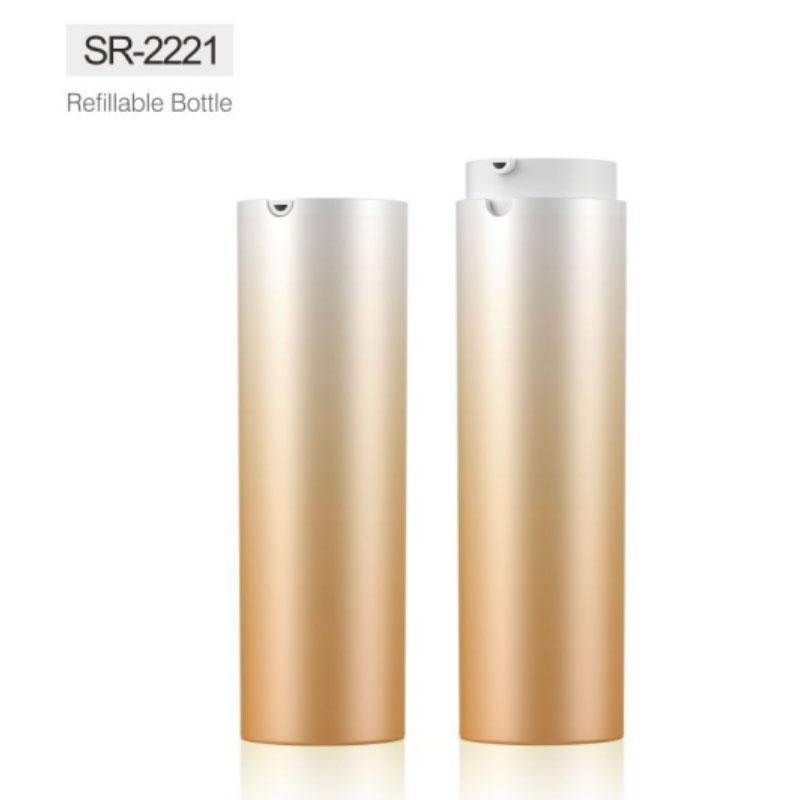 30ml Refillable luxury plastic bottle with lotion pumps SR2221