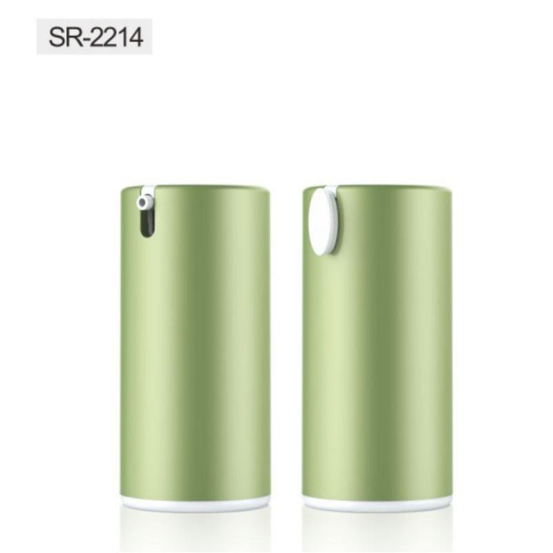 50ml Customized green color lovely AS PE plastic material airless bottle SR2214